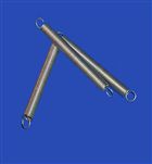 Spring Extension #106 4.5lg X .438od W/open Ends, CAD Plated .041 Wire 6.1#max Load 1.5#pre-tension