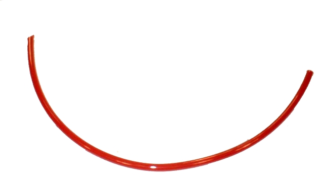 TUBE POLYURTH 1/4OD SLD RED 85A